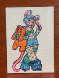 ACEO Mouse E-Girl