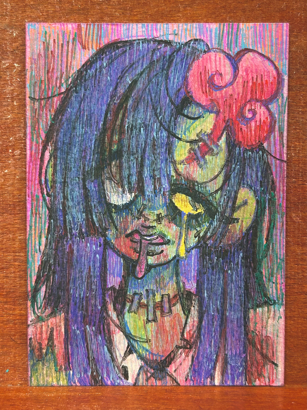 Second Life Original ACEO Art Card, 2.5" x 3.5" Miniature Art