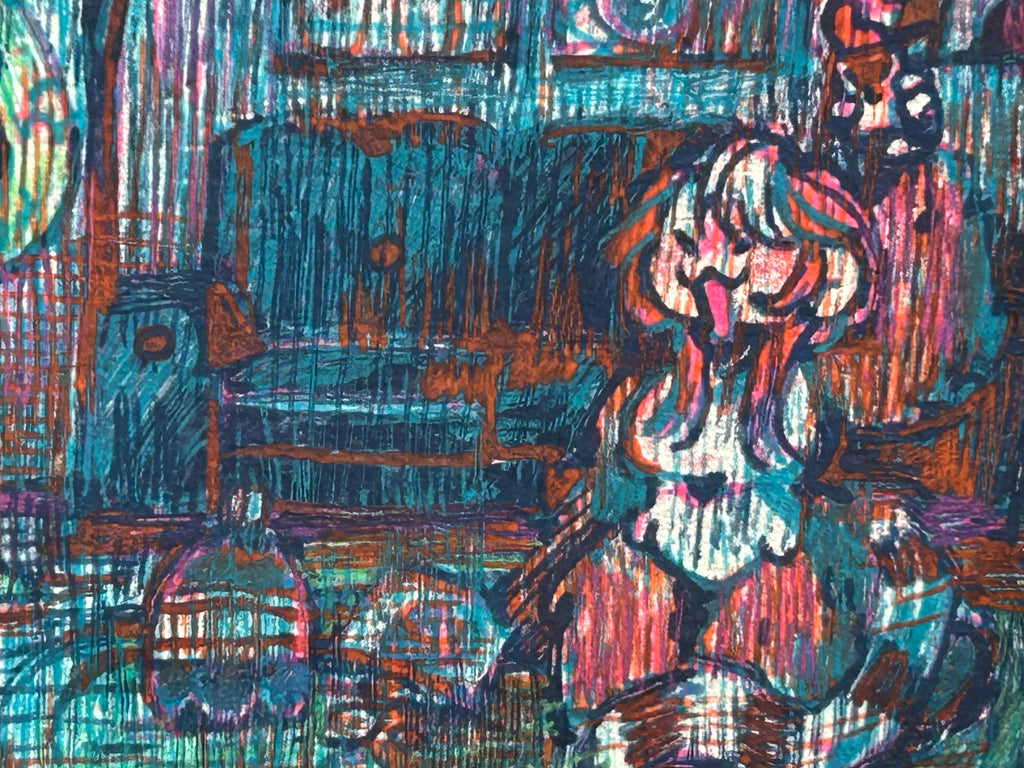 Miniature Art, original art, Slumber Party