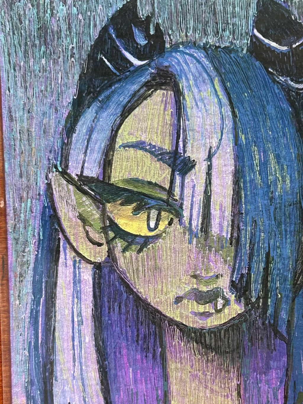 Really.? Original ACEO Art Card, 2.5" x 3.5" Miniature Art