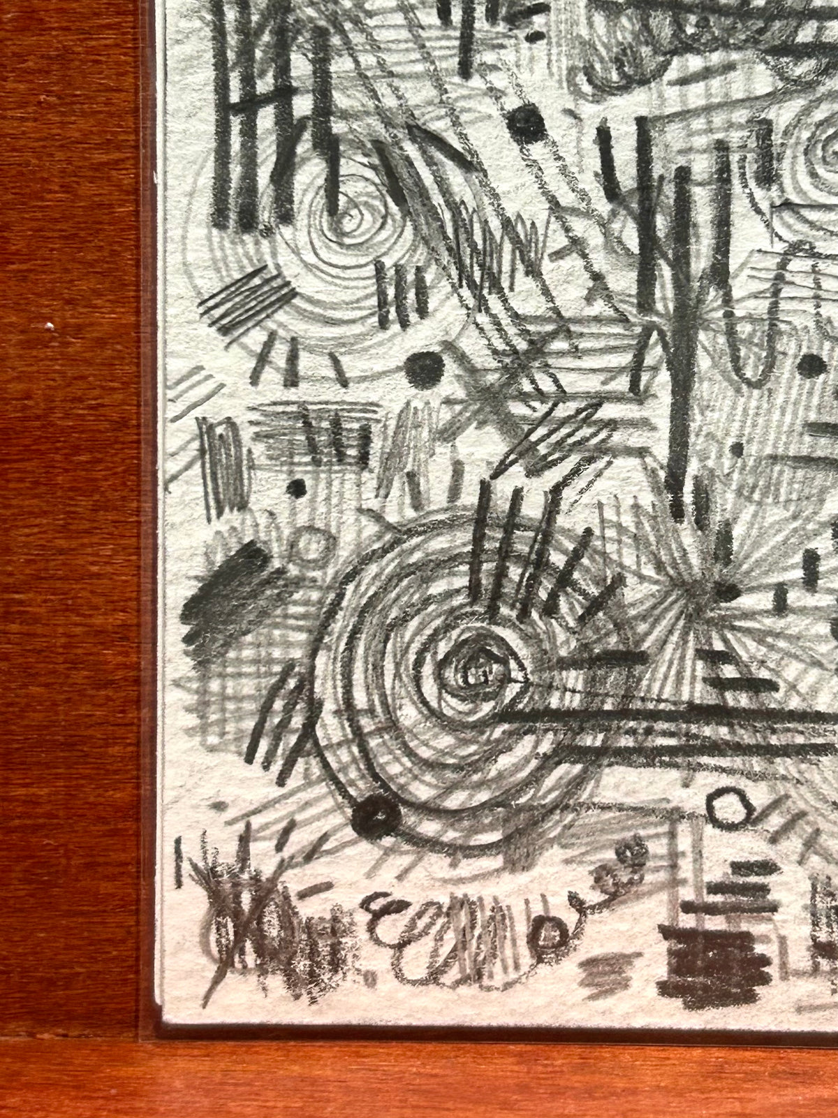 Frustration Part: II Abstract Maximalism Original ACEO Art Card, 2.5" x 3.5" Miniature Art