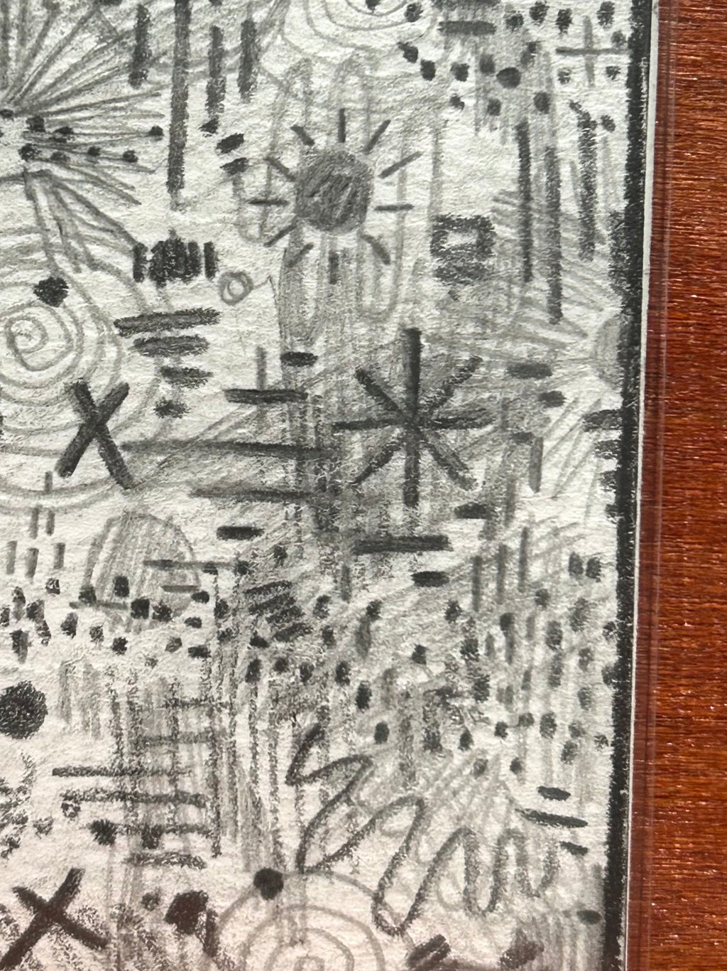 Frustration Part: I Abstract Maximalism Original ACEO Art Card, 2.5" x 3.5" Miniature Art