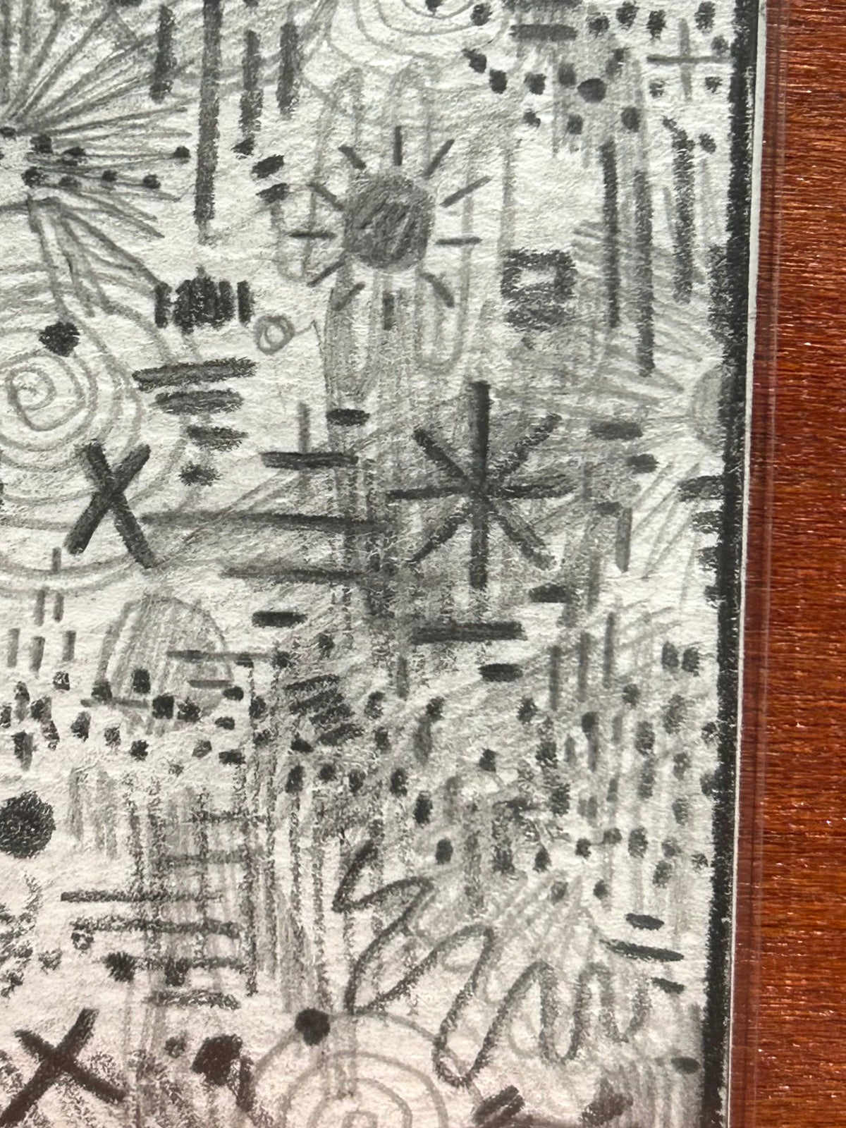 Frustration Part: I Abstract Maximalism Original ACEO Art Card, 2.5" x 3.5" Miniature Art