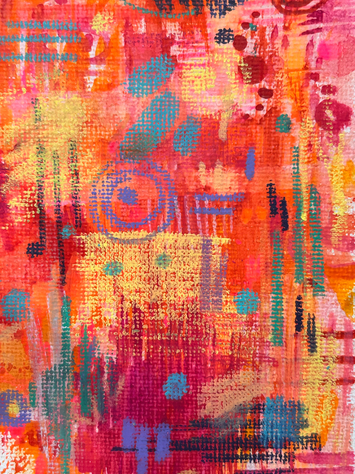 Better Times Are Here | Original Watercolor Abstract art | Canvas Of Sug
