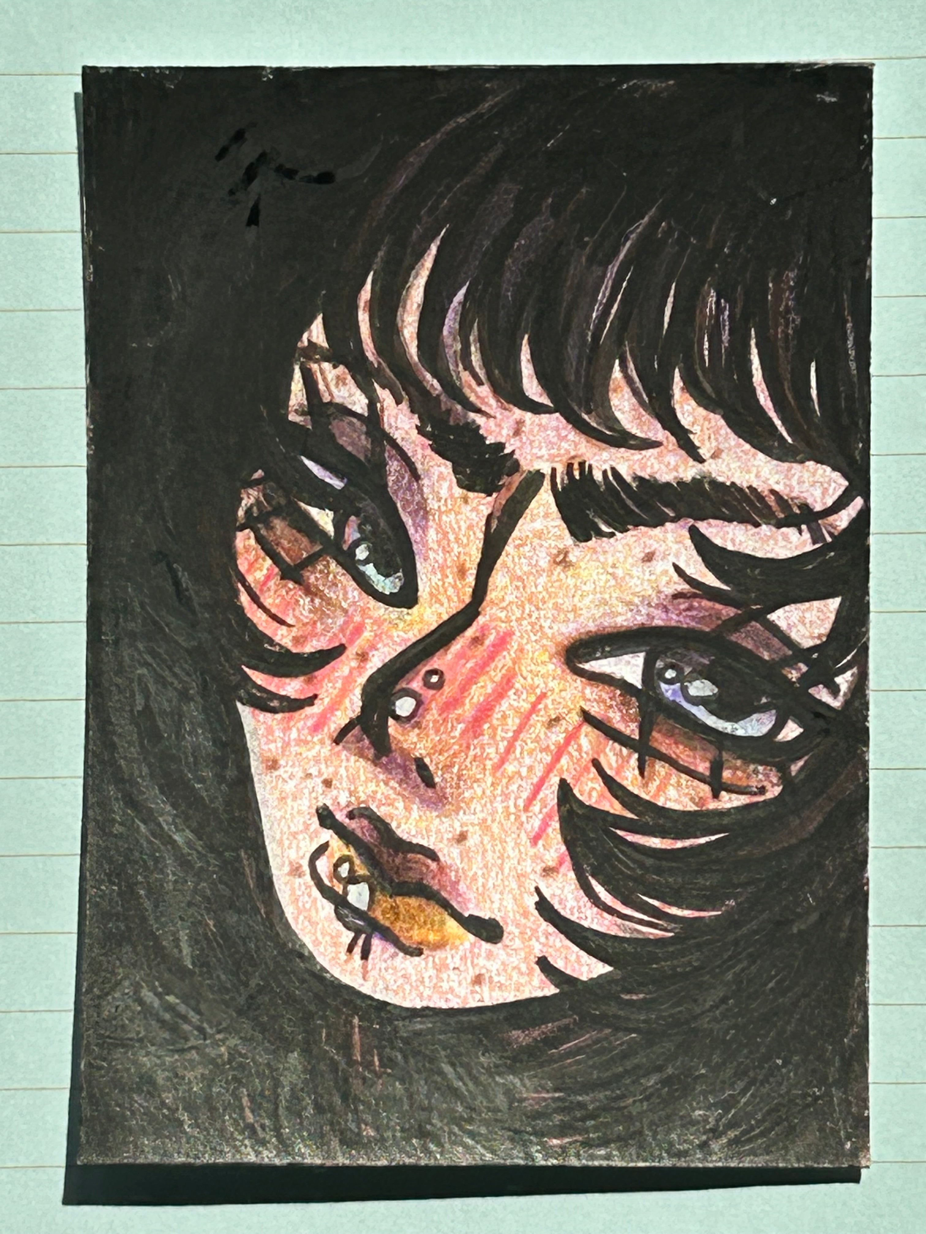 Annoyed | ACEO Miniature Art, original art