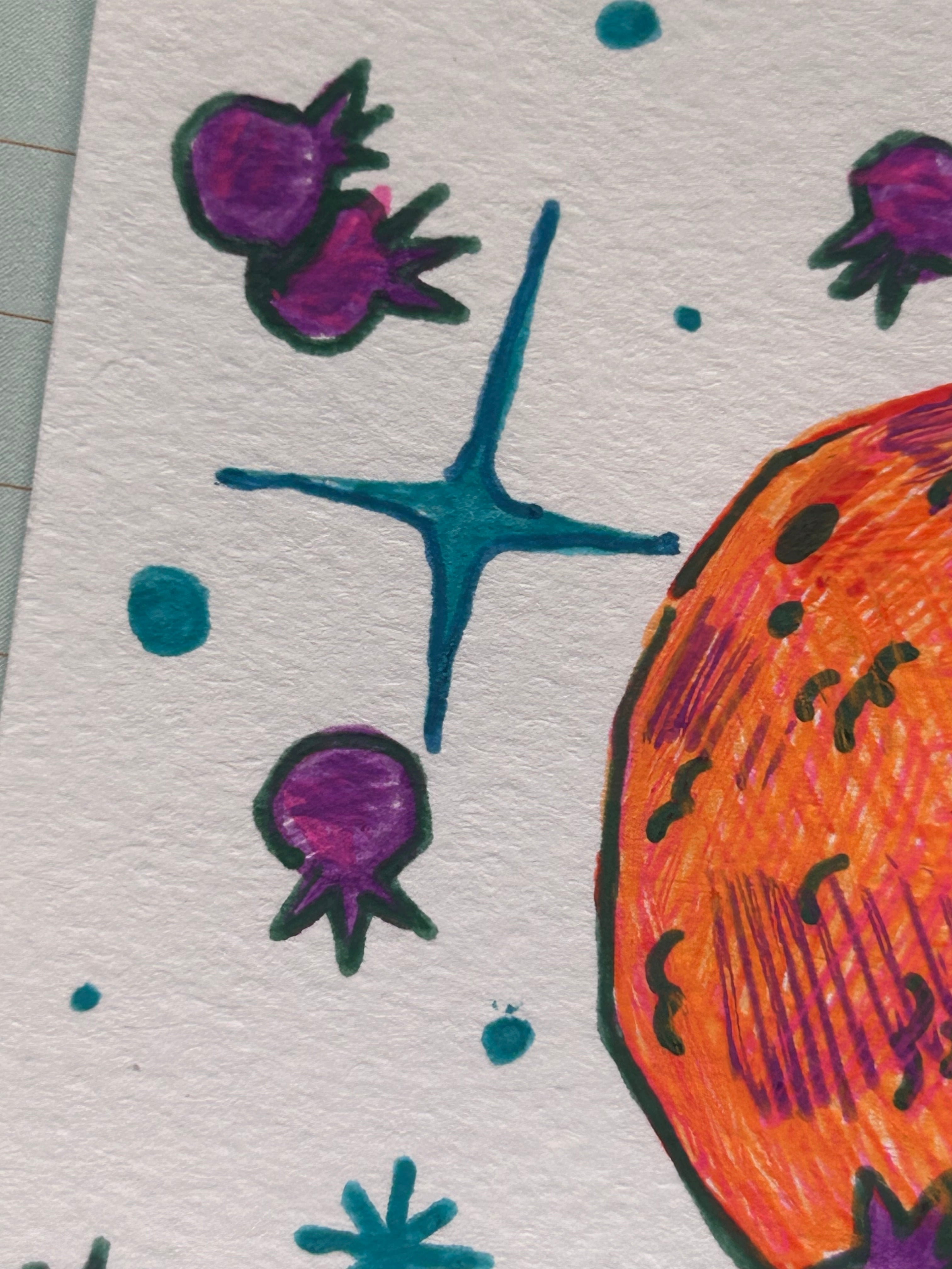 Healthy Fruits | ACEO Miniature Art, original art