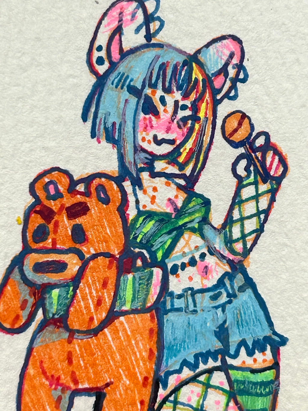 ACEO Mouse E-Girl