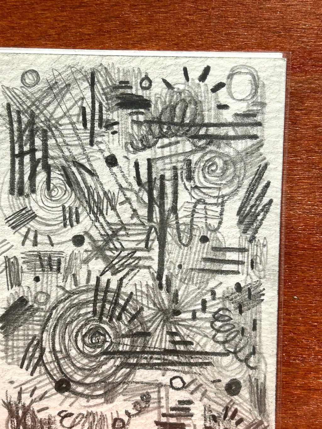 Frustration Part: II Abstract Maximalism Original ACEO Art Card, 2.5" x 3.5" Miniature Art