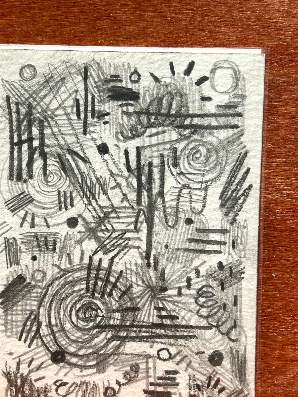Frustration Part: II Abstract Maximalism Original ACEO Art Card, 2.5" x 3.5" Miniature Art