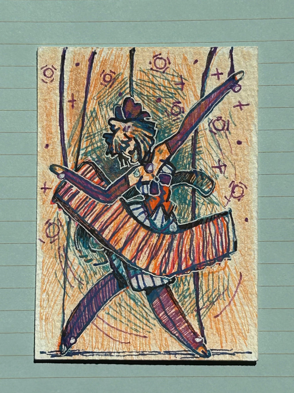 Puppet Show | ACEO Miniature Art, original art