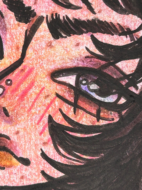 Annoyed | ACEO Miniature Art, original art