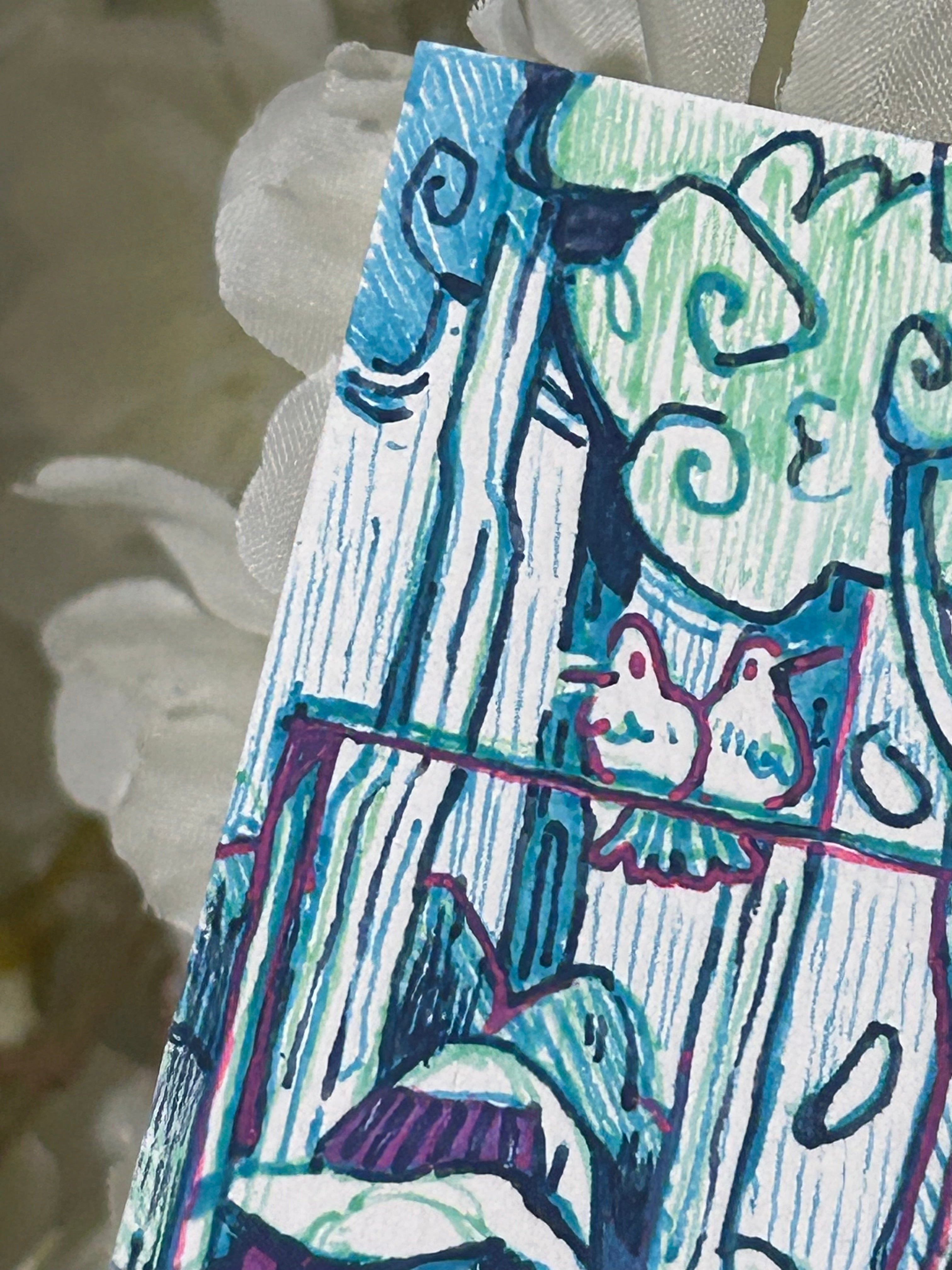 The Miniature Finds: ACEO “The Witch’s Thicket” | Original drawing