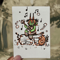 Late night session | ACEO Miniature Art, original art