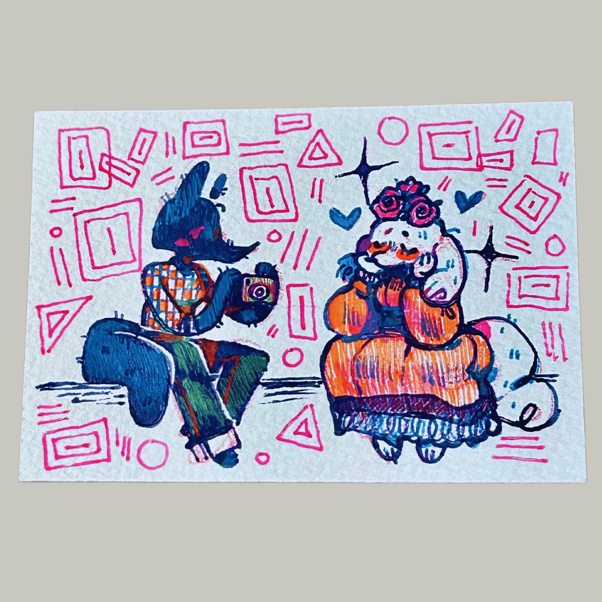 ACEO original art, Muse