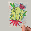 Cacti | ACEO Miniature Art, original art,