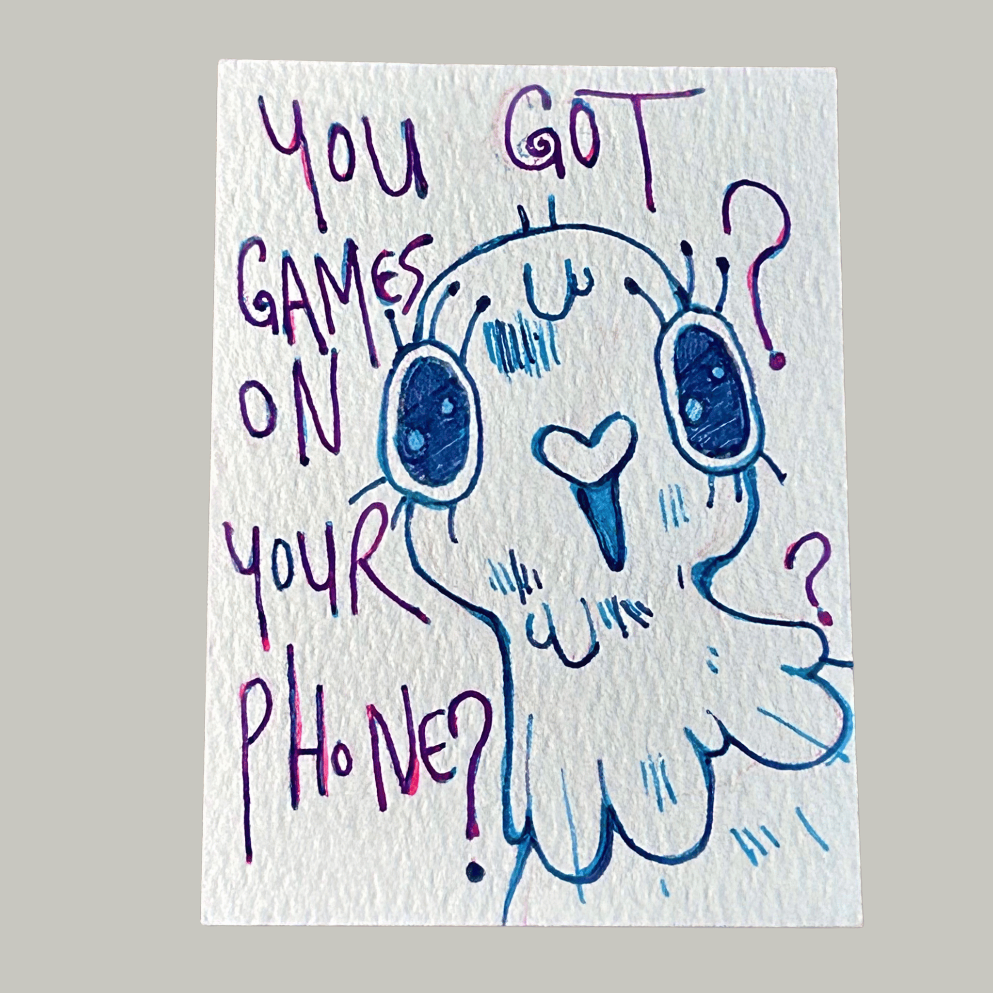 ACEO Miniature Art, original art, Pigeon 3/4