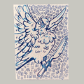 Pigeon 4/4 | ACEO Miniature Art, original art