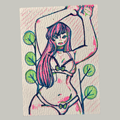 Pose | ACEO Miniature Art, original art